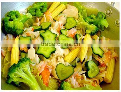 Plastic heart shaped molds for vegetable and fruit