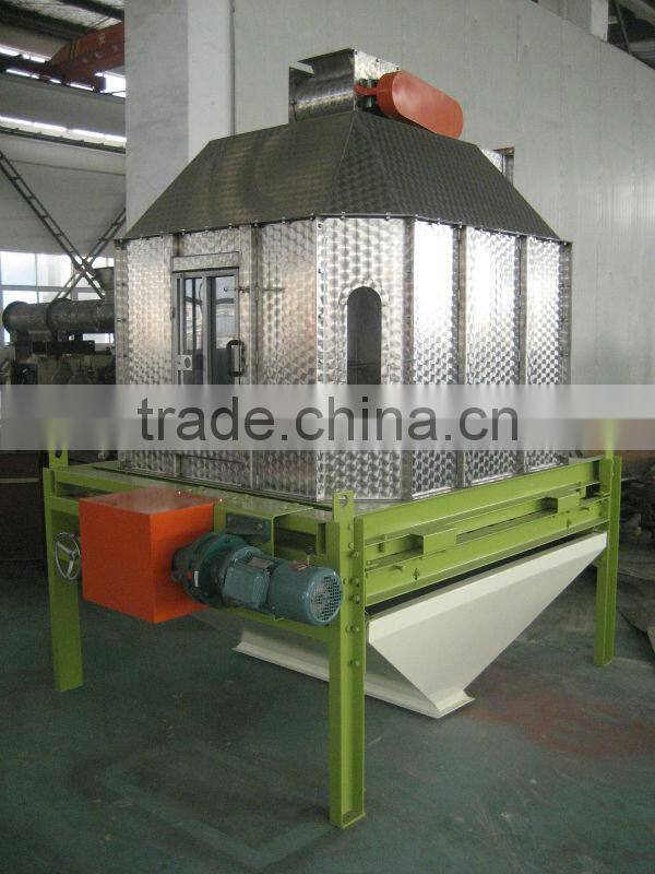 Animal feed pellet counterflow cooler SKLN series with sifter