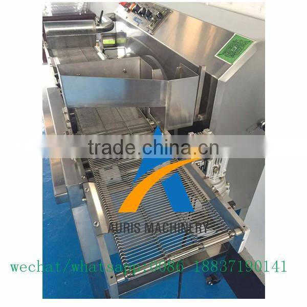Popular candy cookies enrober chocolate machine