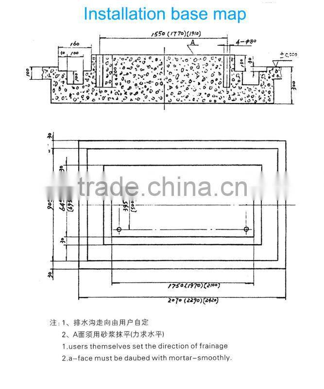 High pressure ceramic hydraulic vertical slip pump