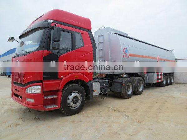 Fuel Tank Transport Semi-trailer with FAW 390HP Tractor