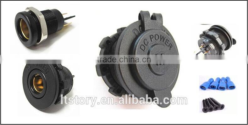 Black color car Merit socket12V Power Socket Black cooler