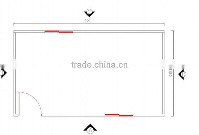 china steel low cost prefabricated eps houses