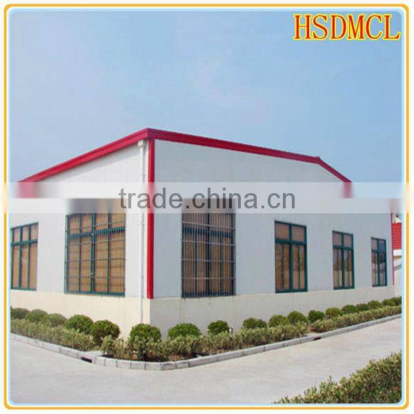 China large span steel prefabricated warehouse building for sale