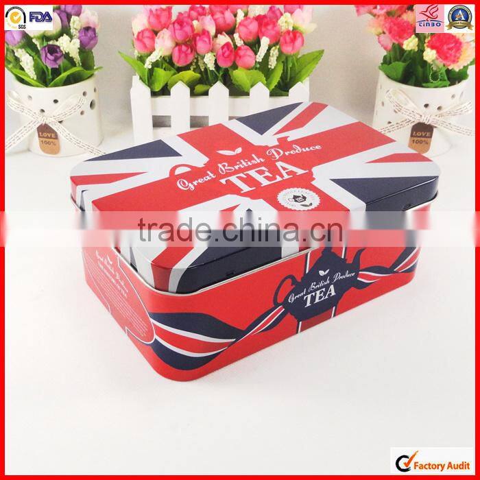 wholesale price gift packing decorative tin box