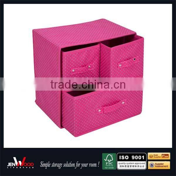Colorful and beautiful paper craft storage box
