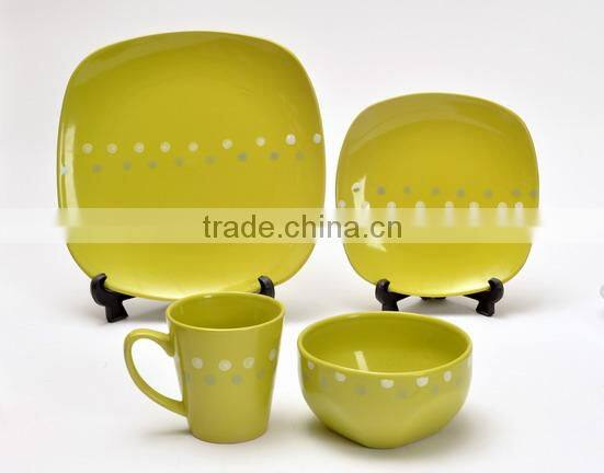 16pcs colorful international china company stoneware italian dinner sets