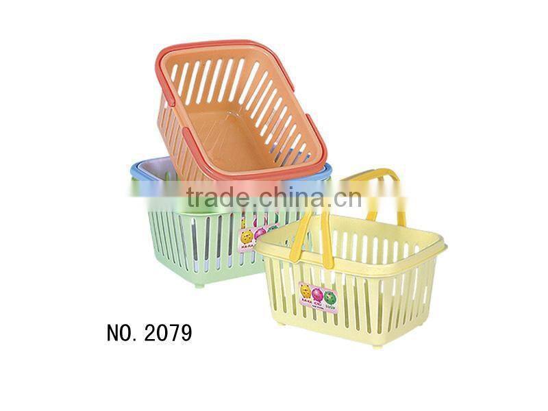 high quality cheap price small plastic strawberry baskets/plastic gift baskets/plastic collapsible plastic basket