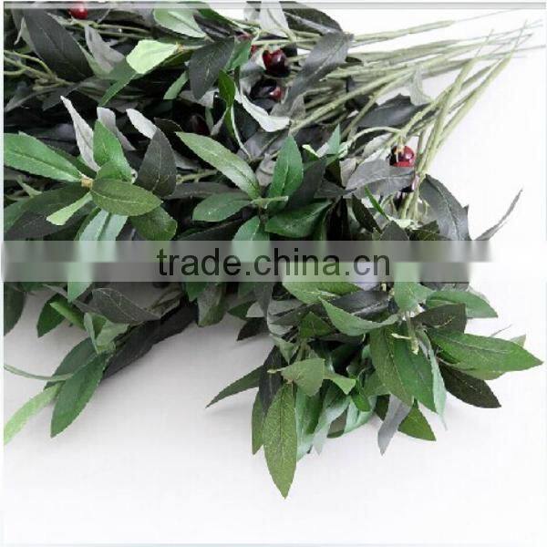 CHY600917 Cheap price olive tree leaves,olive tree branches for olive tree decoration