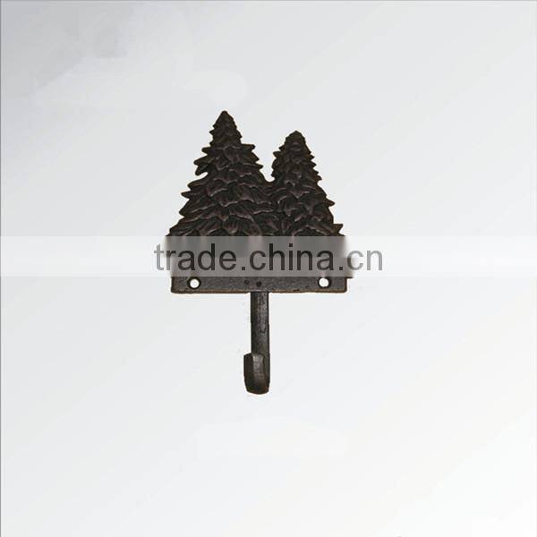 cast iron pine tree hook / Coat Hook