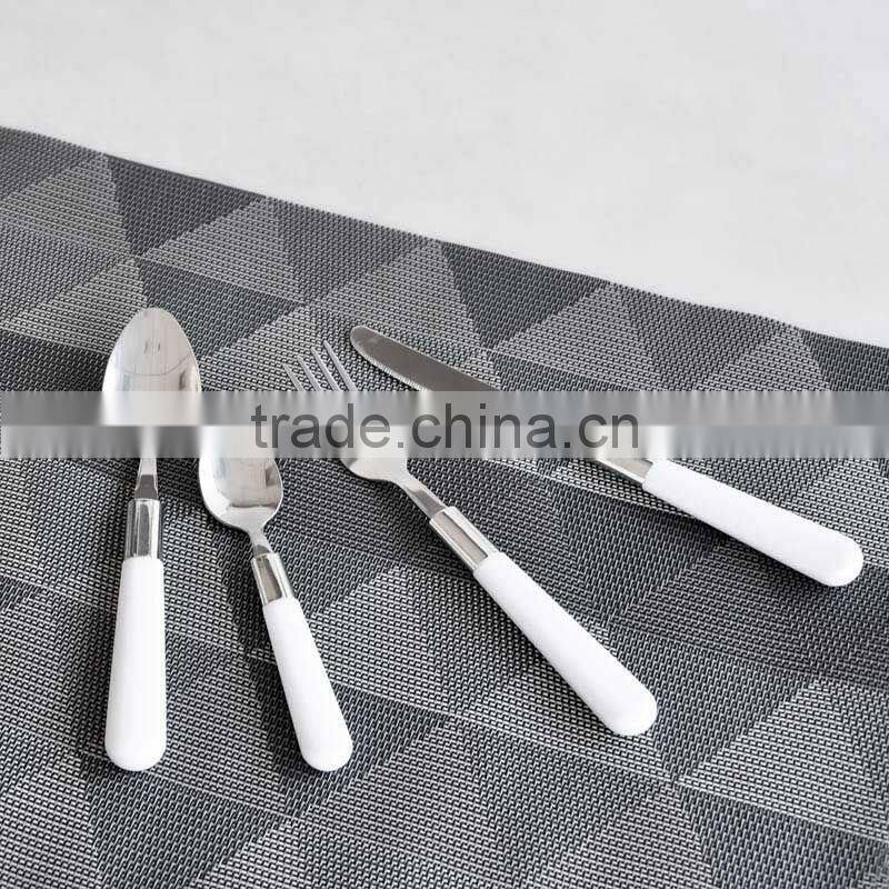 3pcs stainless steel cutlery set with strawberry printing