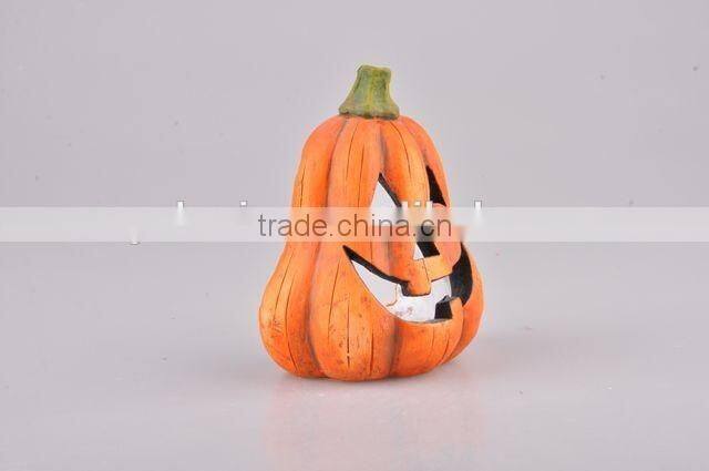 Pumpkin Candle Holder Ceramic Artware/Home Decoration Halloween Candlestick