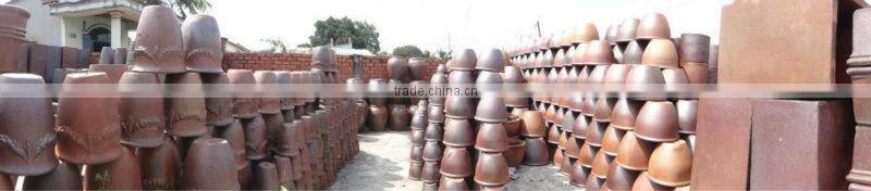 High Fired Stoneware Black-clay Planter