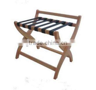 High quality solid wood luggage rack bedroom luggage rack