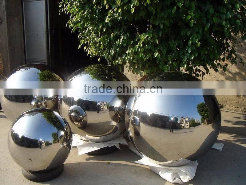 Garden ornaments different size stainless steel ball