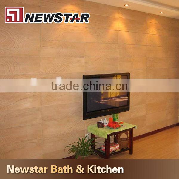 Top quality wonderful color sandstone wall decoration