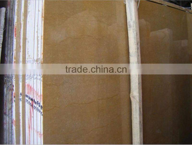 Luxury Gloss Polished Surface Imperial Gold Natural Marble Big Slab and Tile for Flooring BF12-04064a