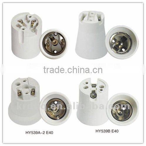 porcelain E40 lamp socket fitting