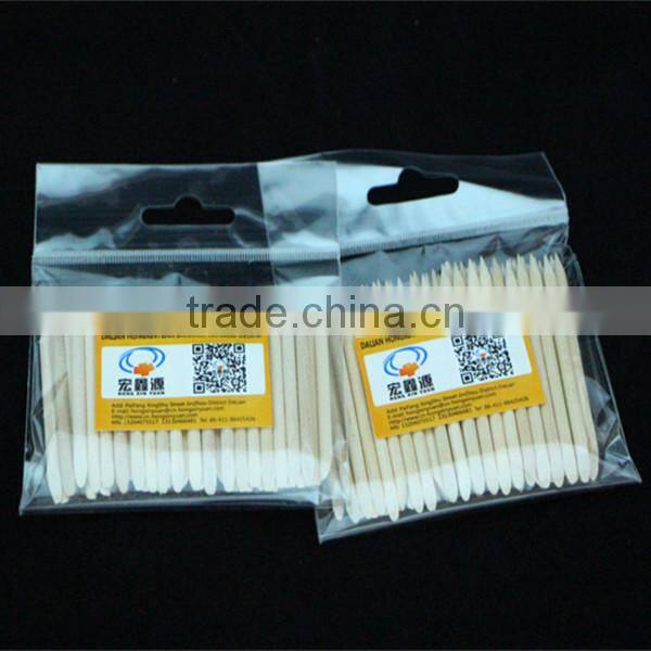 Nail art manicure different size wooden orange sticks