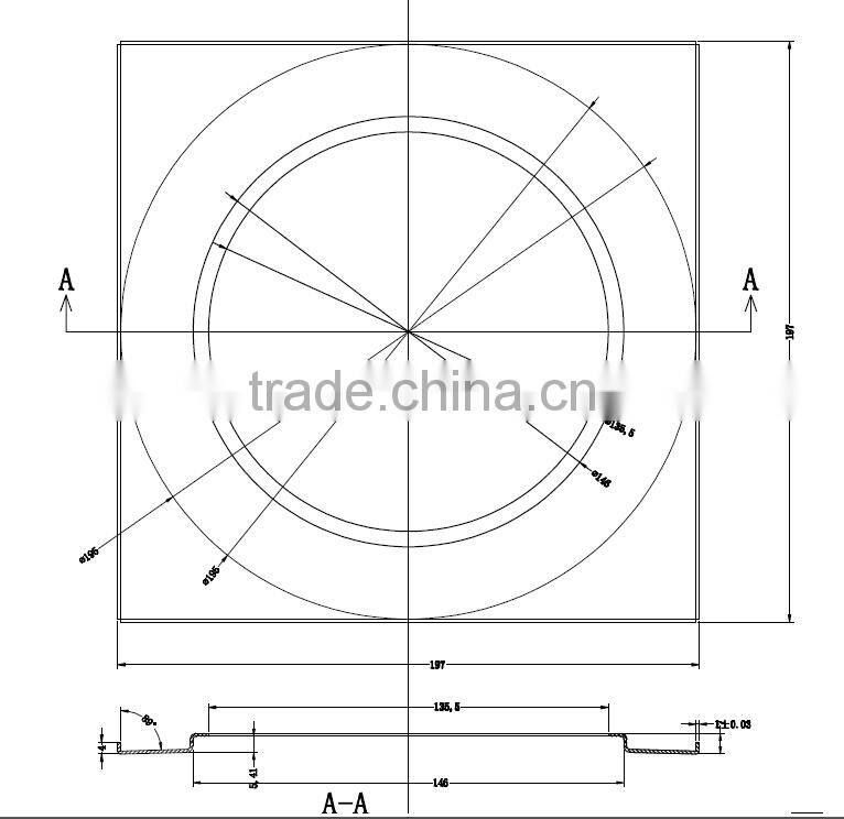 High quality SS304 water drain cover