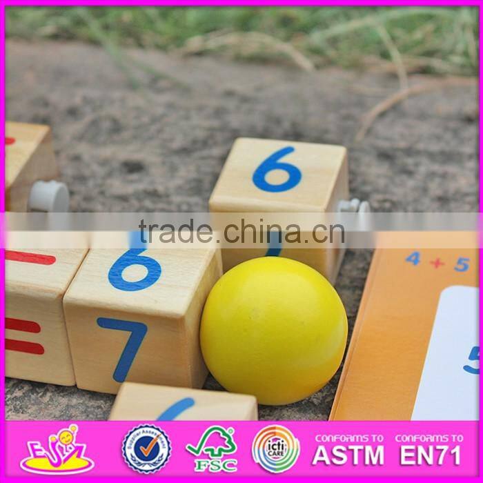 2017 new design educational wooden toddler learning toys W12F018