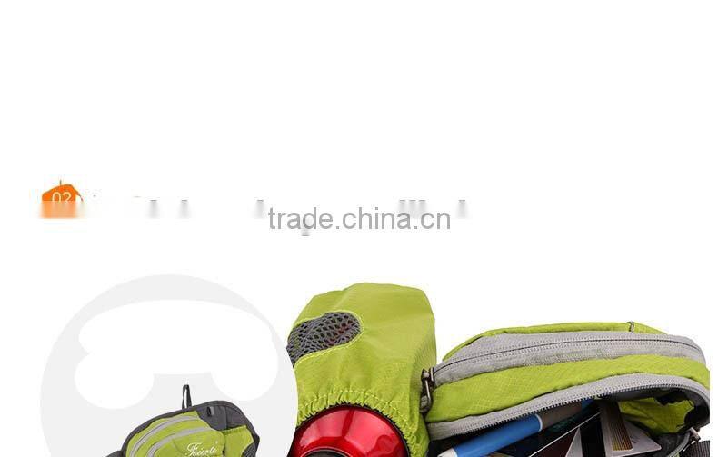 Customized outdoor sports water bottle waist bag