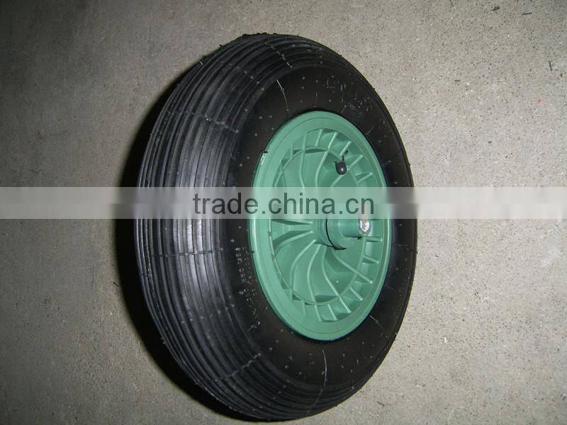 4.00-8 plastic rim rubber wheel