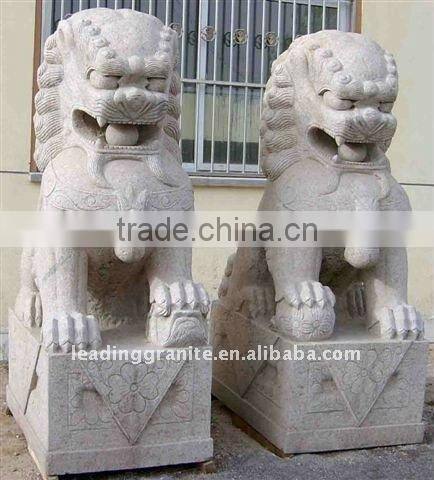 marble lion carving