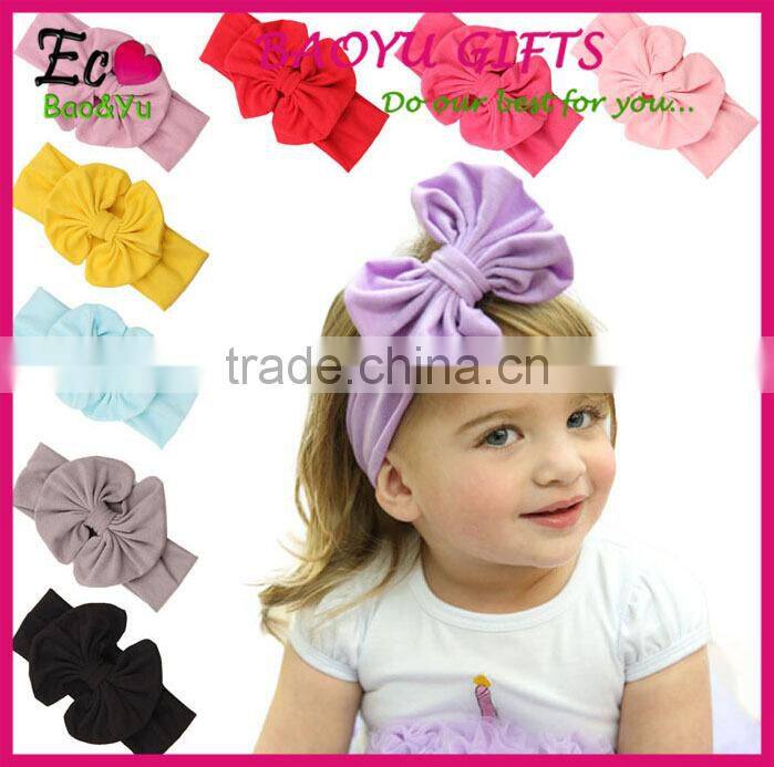 Fashion Rabbit ears headband boutique cotton baby headband wholesale