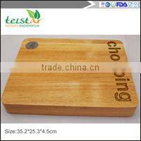 Beautiful Large 100% Organic Bamboo Cutting Board: Wood 18x12 w / Juice Groove. Knife & Eco-friendly!
