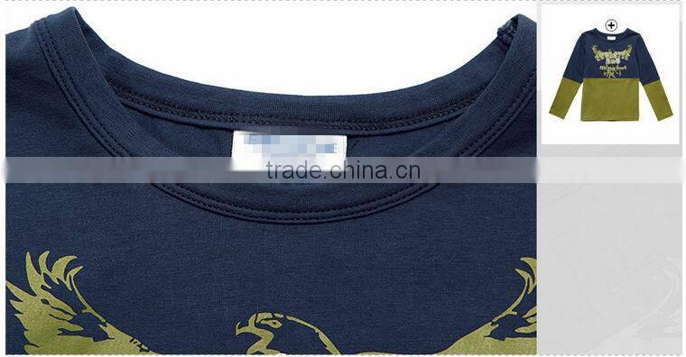 High quality assorted color kids clothes children print cotton boys dress designing