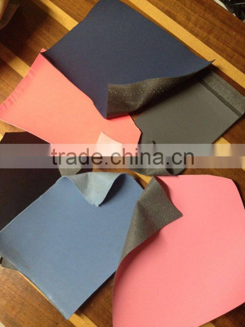 PU artificial Leather With Non-woven backing Stock Lot