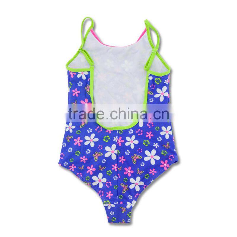 Factory Custom High Cut One Piece Swimsuit Sexy Baby Girls Swimsuit