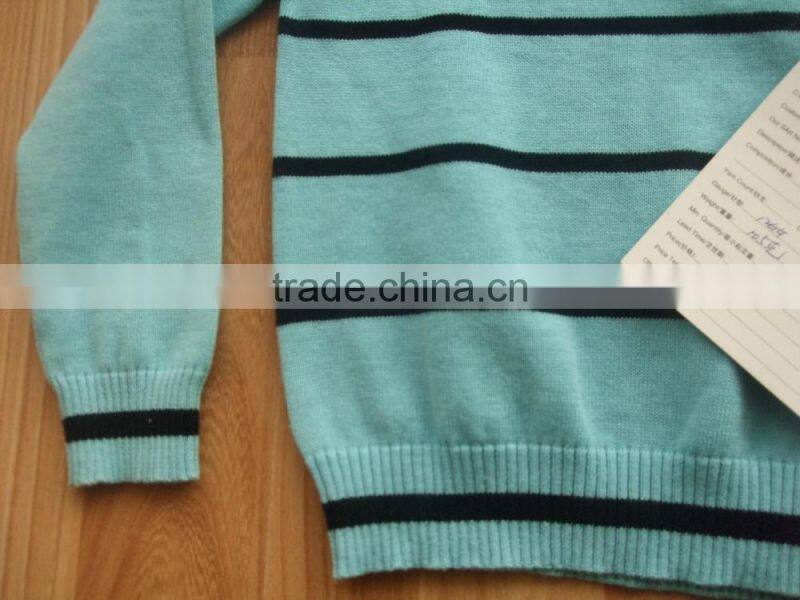 Rib-Knit Trim Throughout Knitted Sweaters For Children (BKN5586)