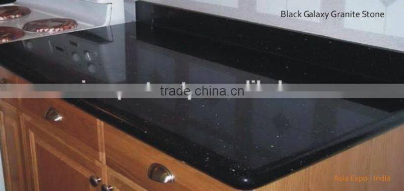 Black Galaxy Cut to Size Slab, Tiles & Stair case