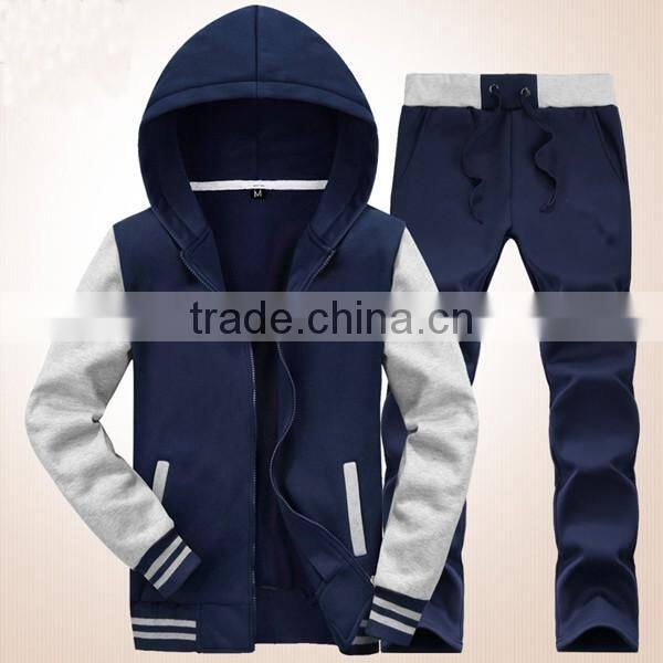 fleece fabric customize hoody sports suit