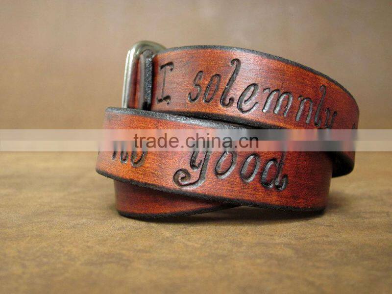 personalized leather wrap bracelet, custom logo hand-stamped leather bracelet, adjustable leather wrapped bracelet