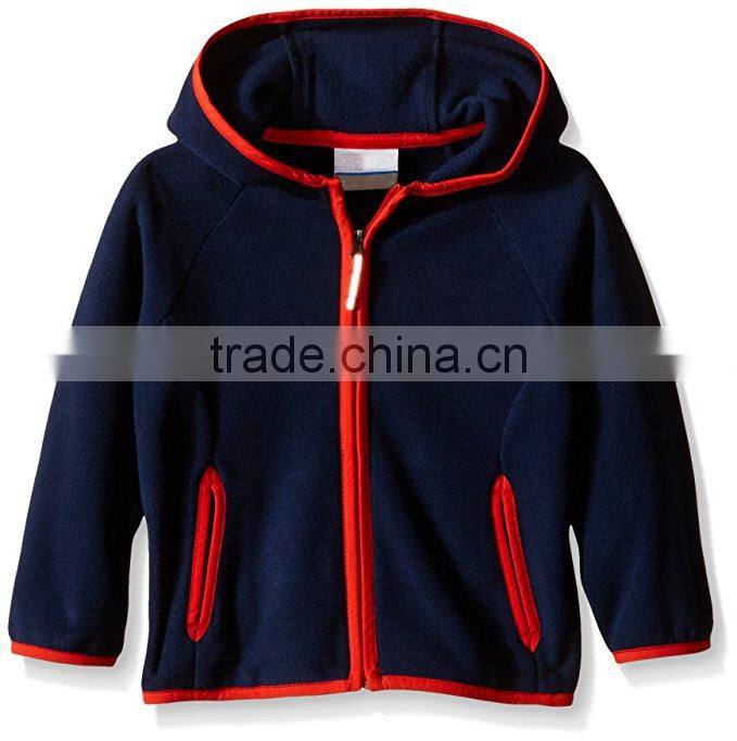 Winter Jacket Kids Wholesale Children Zip Up Fleece Hoodie Sweatshirt Wool Coat for Girls and Boys