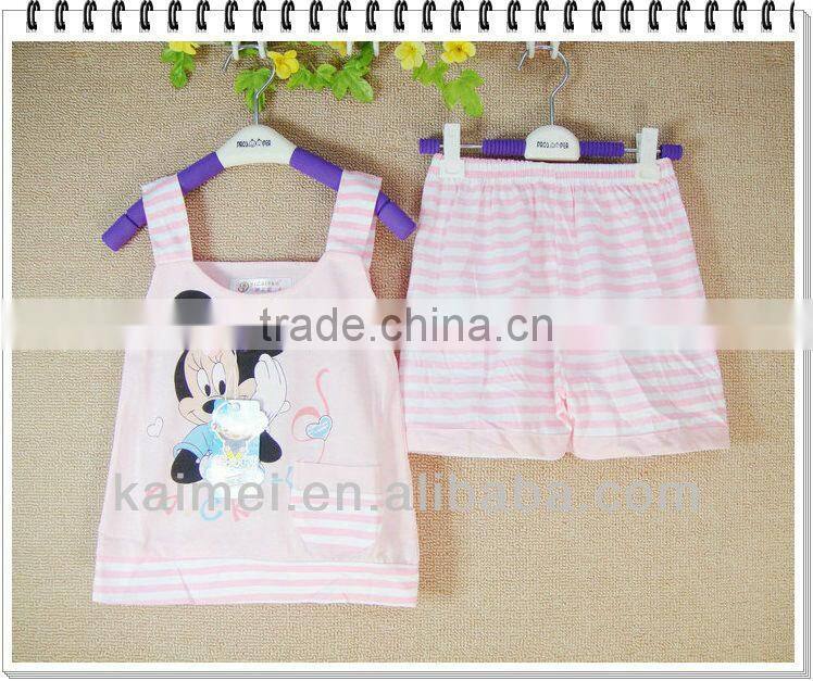 kids carton printed vest speelwear