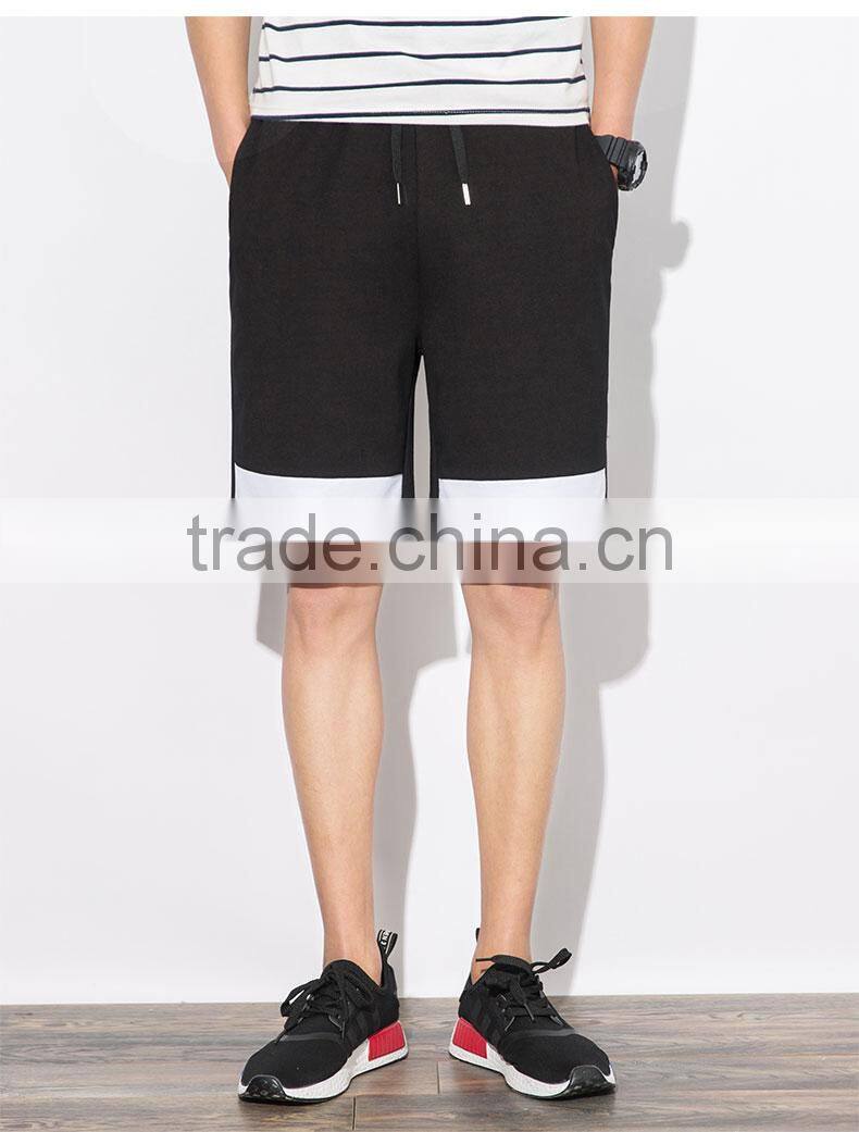 fashion men sports cotton elastic customed gym shorts active shorts