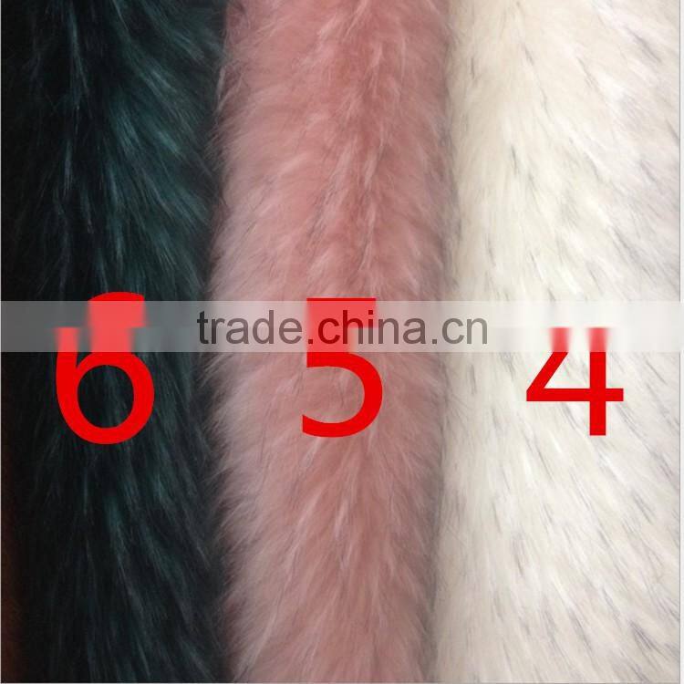 Hot Selling Raccoon Fur Trim for Hood with Cheap Price/Fuax fur collar triming for winter overcoat