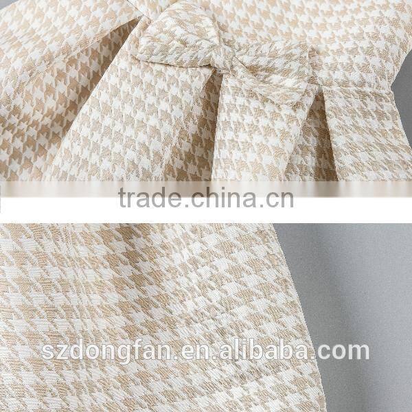 Baby Girls Plaid Cap Sleeve Boutique Dress