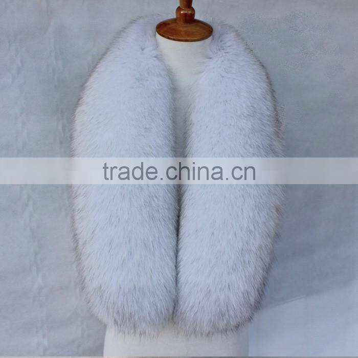Myfur High Quality Genuine Fox Body Fur Hood For Lady Coat Collar