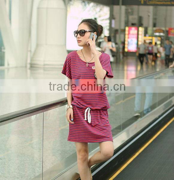 Exquisite Dolman Sleeve Tunic Tops Ladies Casual Dresses