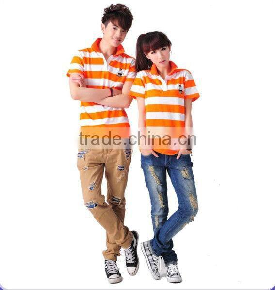 Polo T-shirts, 2013 fashion, newest hot sale popular design, Polyester/cotton Custom Design T-shirt, polo T-shirts