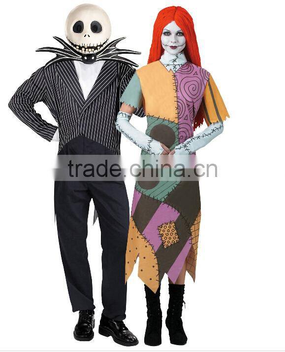 Cosplay Nightmare Before Christmas Jake&Sally Costume
