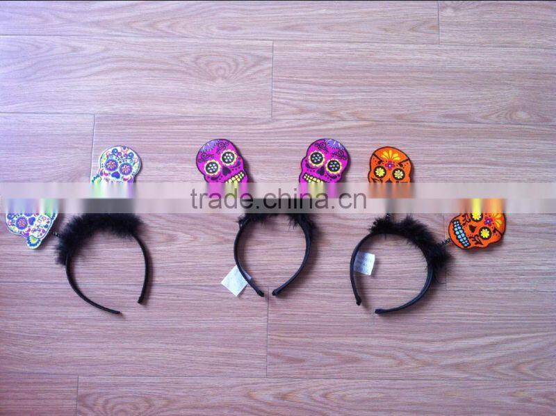 Halloween skull headband wholesale in China