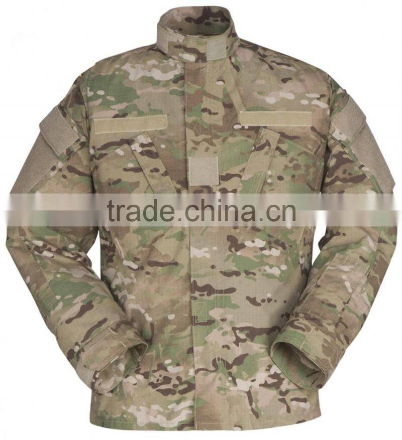 2016 New Mens Military Camoflage Camo Shirt Army Combat jacket