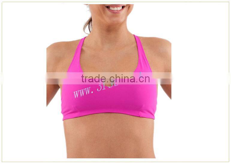 sexy sports gym yoga wear top