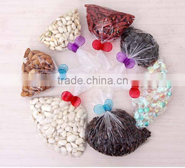 Plastic promotional Butterfly Bag seal clips
